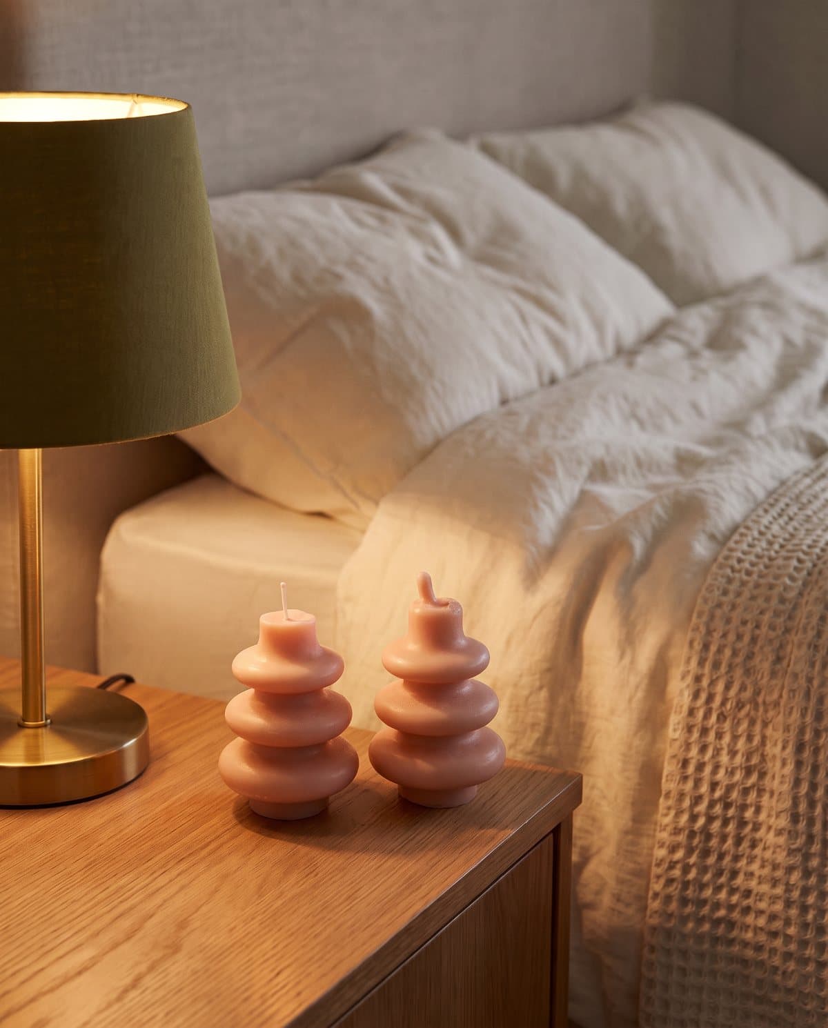 Three Circles Candle Pair, Raspberry