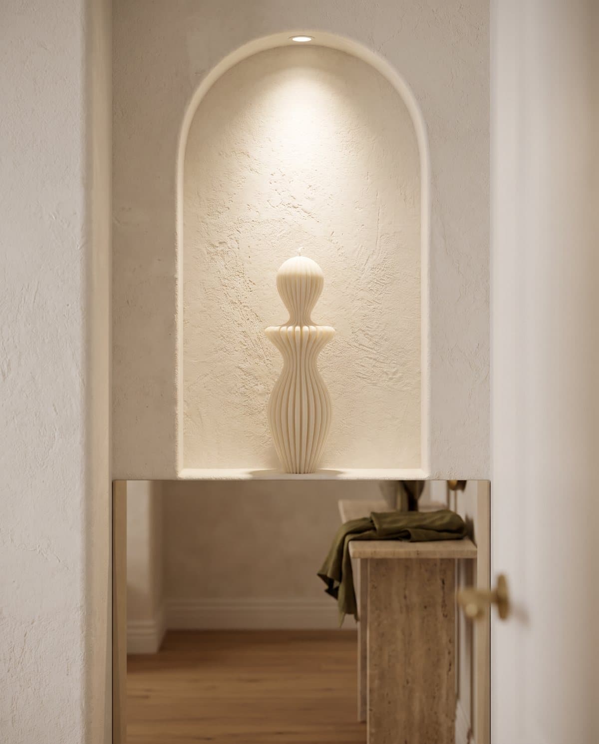 Bowling Pin Candle