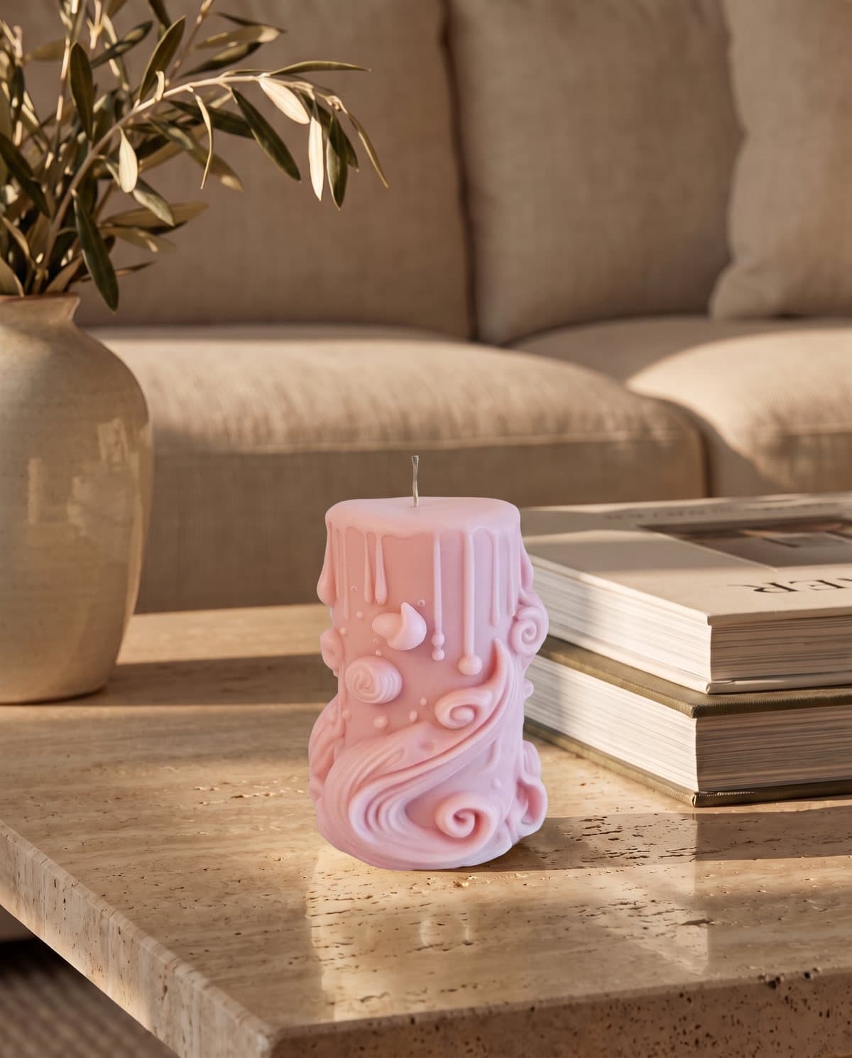 Birthday Candle, Pink